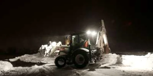 Armata, pe drumuri, la deszăpezire. FOTO: ARHIVĂ