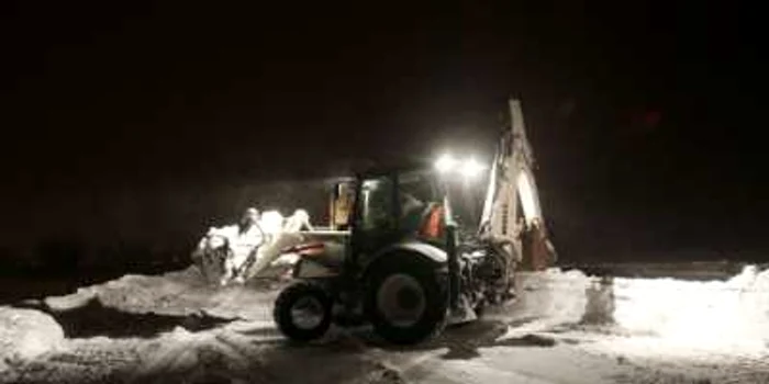 Armata, pe drumuri, la deszăpezire. FOTO: ARHIVĂ