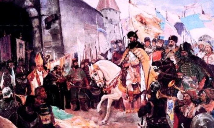 Mihai Viteazul se intitulează "domn al Ţării Româneşti şi Ardealului şi a toată Ţara Moldovei" jpeg