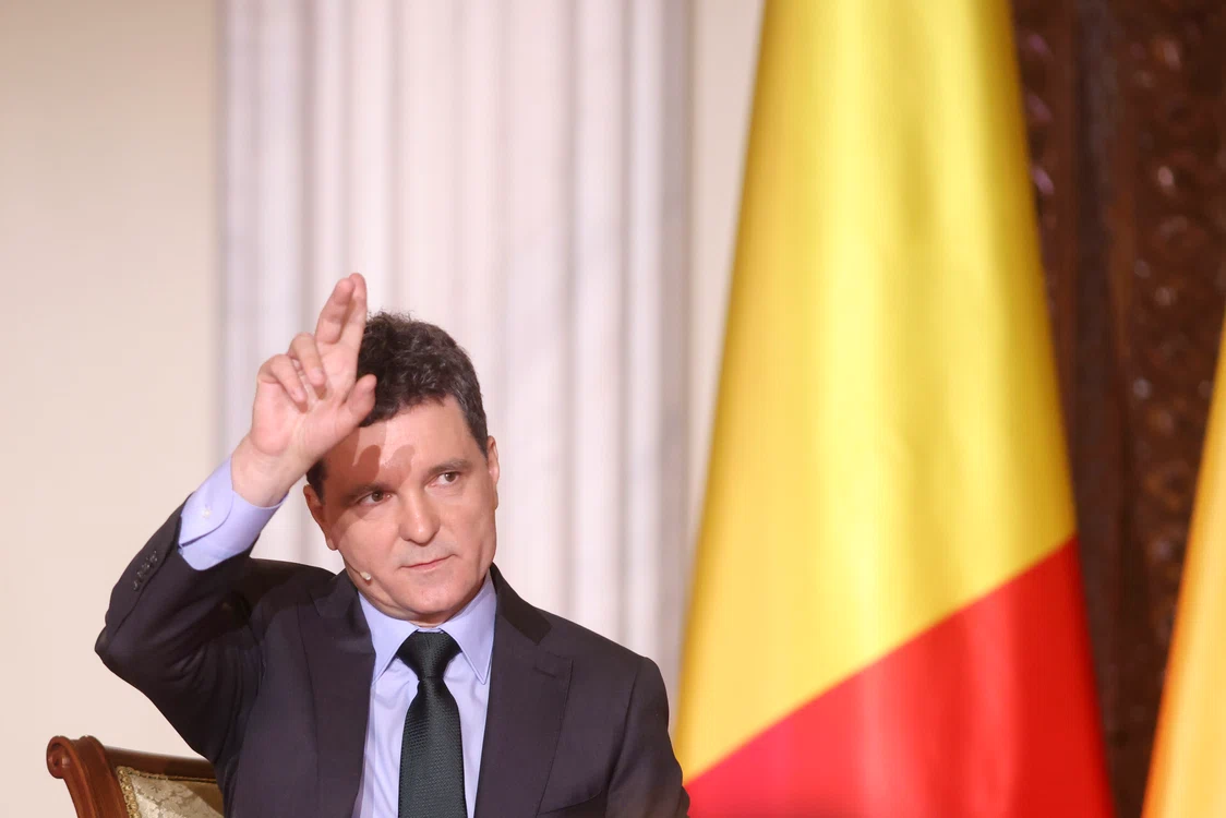 Nicușor Dan, la dezbaterea de la TVR. FOTO Inquam Photos / George Călin