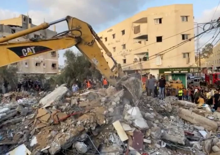 Distrugeri în Gaza FOTO Ștefan Abedelnaby