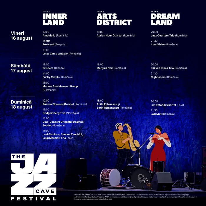 Festivalul are loc între 16 și 18 august