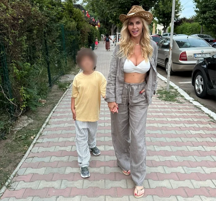 Fiul Andreei Bănică, victima bullyingului FOTO: Instagram/ @iamandreeabanica