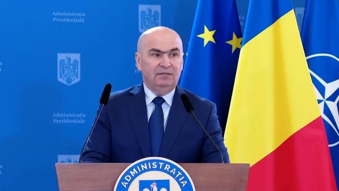 Ilie Bolojan își încheie mandatul de președinte interimar. FOTO: captură video