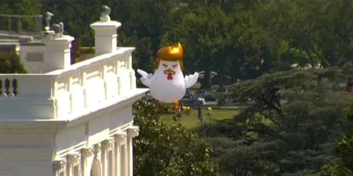 gaina gonflabila casa alba FOTO Steve Kopack / Twitter