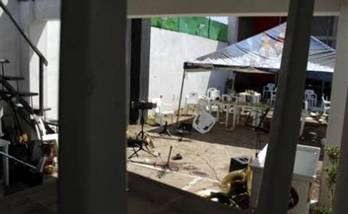 Petrecerea avea loc în aer liber