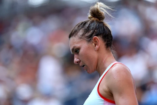 Simona Halep, sub o mare presiune. FOTO Getty Images