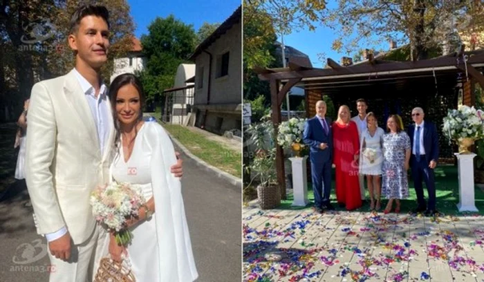 Corina, în ziua cununiei civileFoto: Instagram