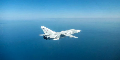 Su 24 rusesc interceptat deasupra Mării Negre Foto Fortele Aeriene Romane