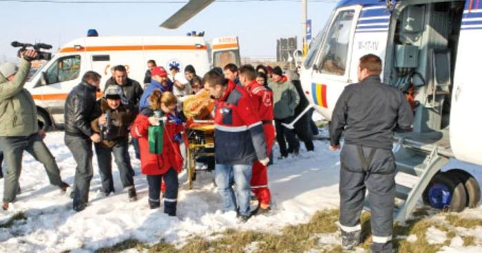 Giolacai Arsen era conştient în momentul în care a fost urcat în elicopterul care l-a adus la Bucureşti