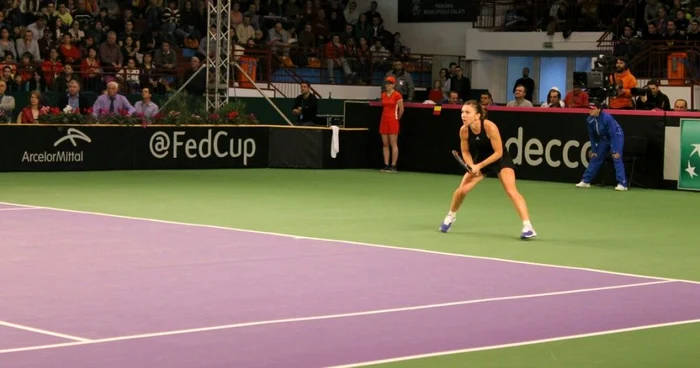 Simona Halep - Garbine Muguruza FOTO Bogdan Nistor