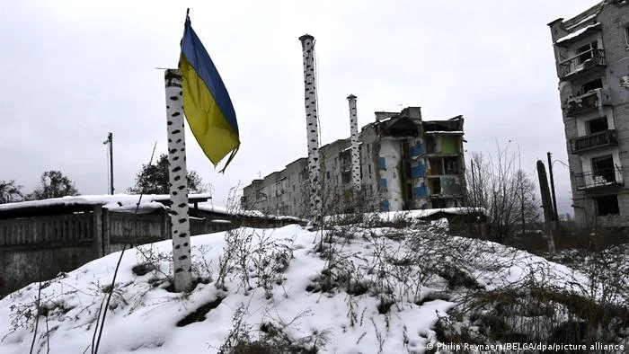 Zăpadă la Borodianka, lângă Kiev: în nordul și estul țării, începe înghețul de iarnă