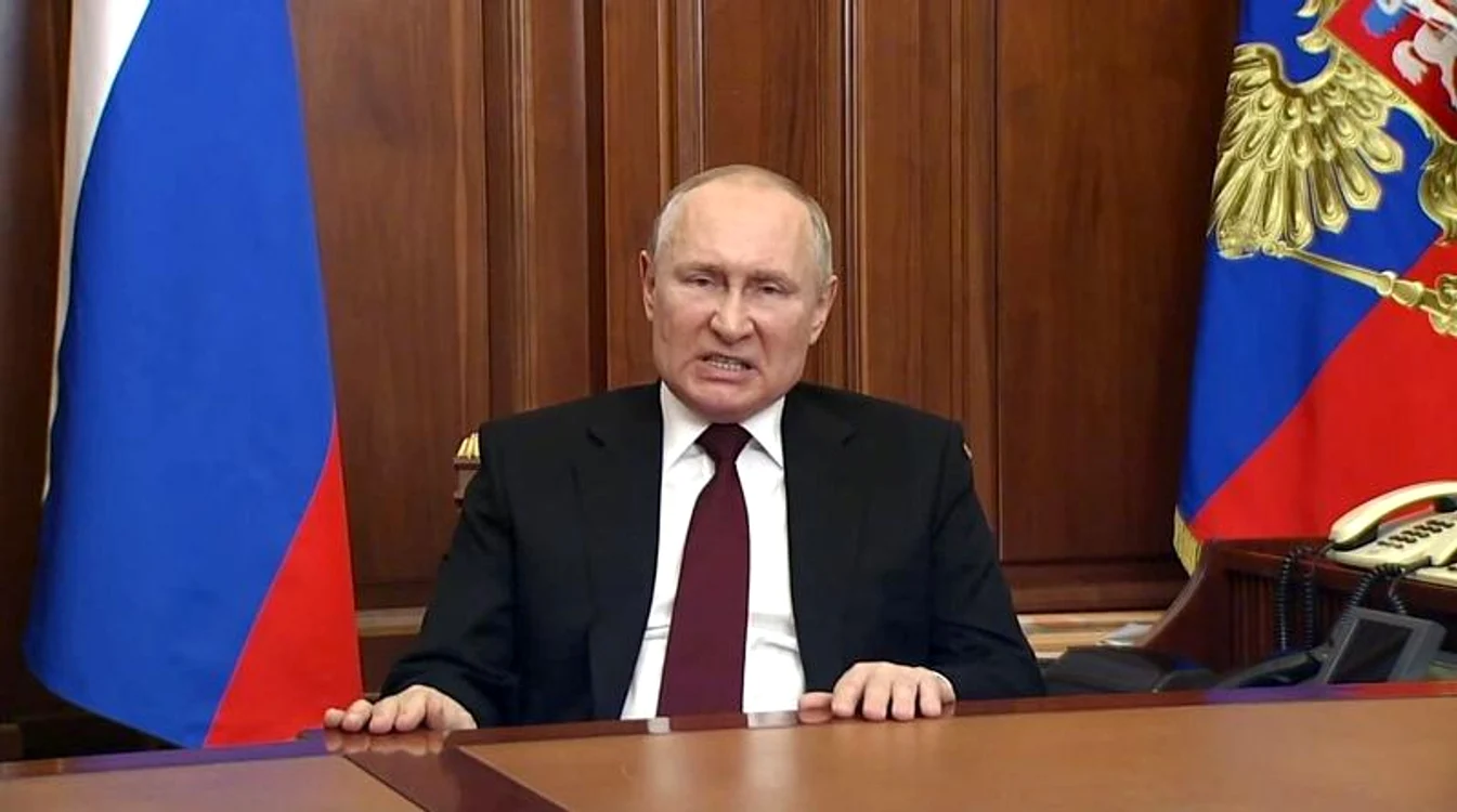 Vladimir Putin, când anunța invadarea Ucrainei, în urmă cu 63 de zile