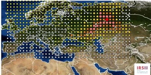 Nor radioactiv deasupra Europei FOTO Le Figaro