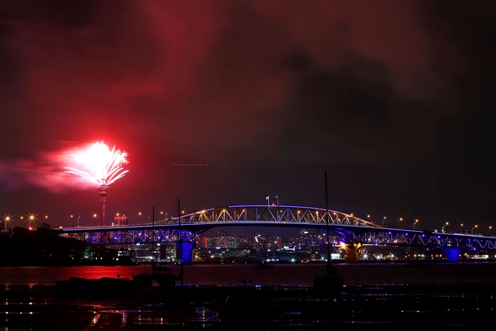 În Auckland, Noua Zeelandă, focurile de artificii nu au fost la fel de spectaculoase ca în alți anifoto: Guliver/GettyImages