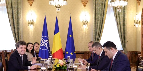 PSD participa la consultarile cu partidele parlamentare organizate de presedintele Romaniei la Palatul Cotroceni, 22 aprilie 2026.   Inquam Photos / Octav Ganea