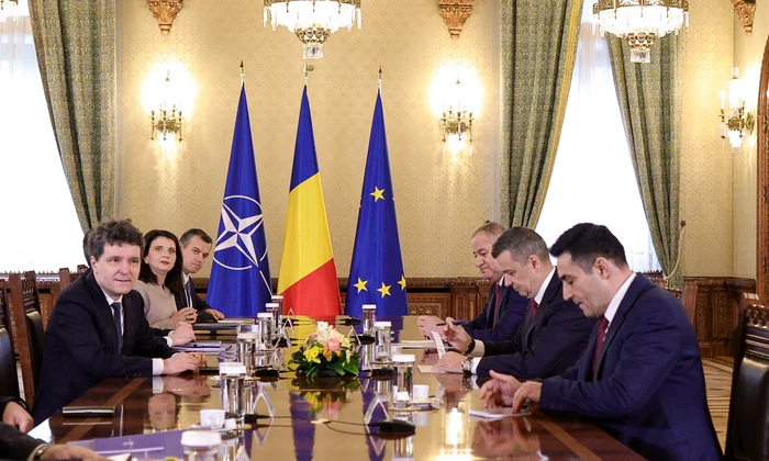 PSD participa la consultarile cu partidele parlamentare organizate de presedintele Romaniei la Palatul Cotroceni, 22 aprilie 2026. Inquam Photos / Octav Ganea