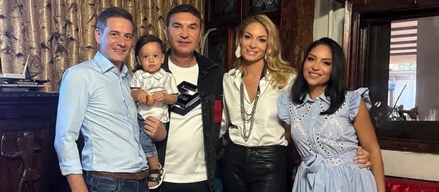 Valentina Pelinel și Cristi Borcea sunt nașii lui Nasrin Ameri foto: Facebook 