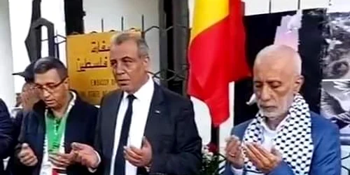 Momente de reculegere la Ambasada Palestinei (Imagini de arhiva) Foto Facebook Solidaritate România Palestina (2) jpeg