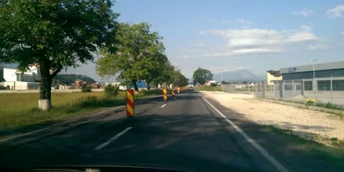 DN 73 Râşnov-Bran-Fundata a intrat în reparaţii