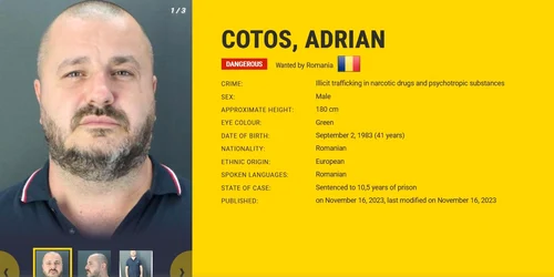 BUN adrian cotos cautat trafic cocaina foto europol jpg