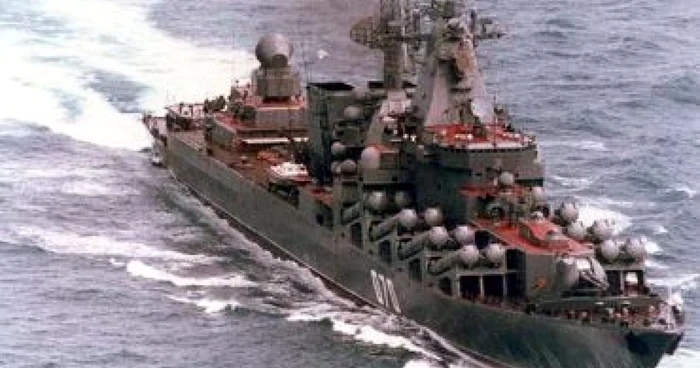 Nava-amiral a Flotei Rusiei din Marea Neagră a explodat