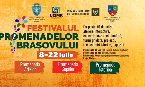Festivalul Promenadelor Brașovului începe sâmbătă, 8 iulie jpeg