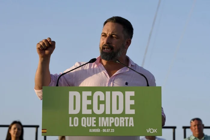 Liderul Vox Santiago Abascal FOTO EPA-EFE