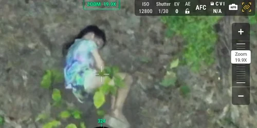 Fetita gasită in padure Foto Captura video Drone Management Services   Facebook jpg