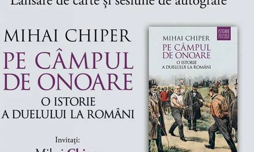 Lansare „Pe câmpul de onoare  O istorie a duelului la români" jpeg
