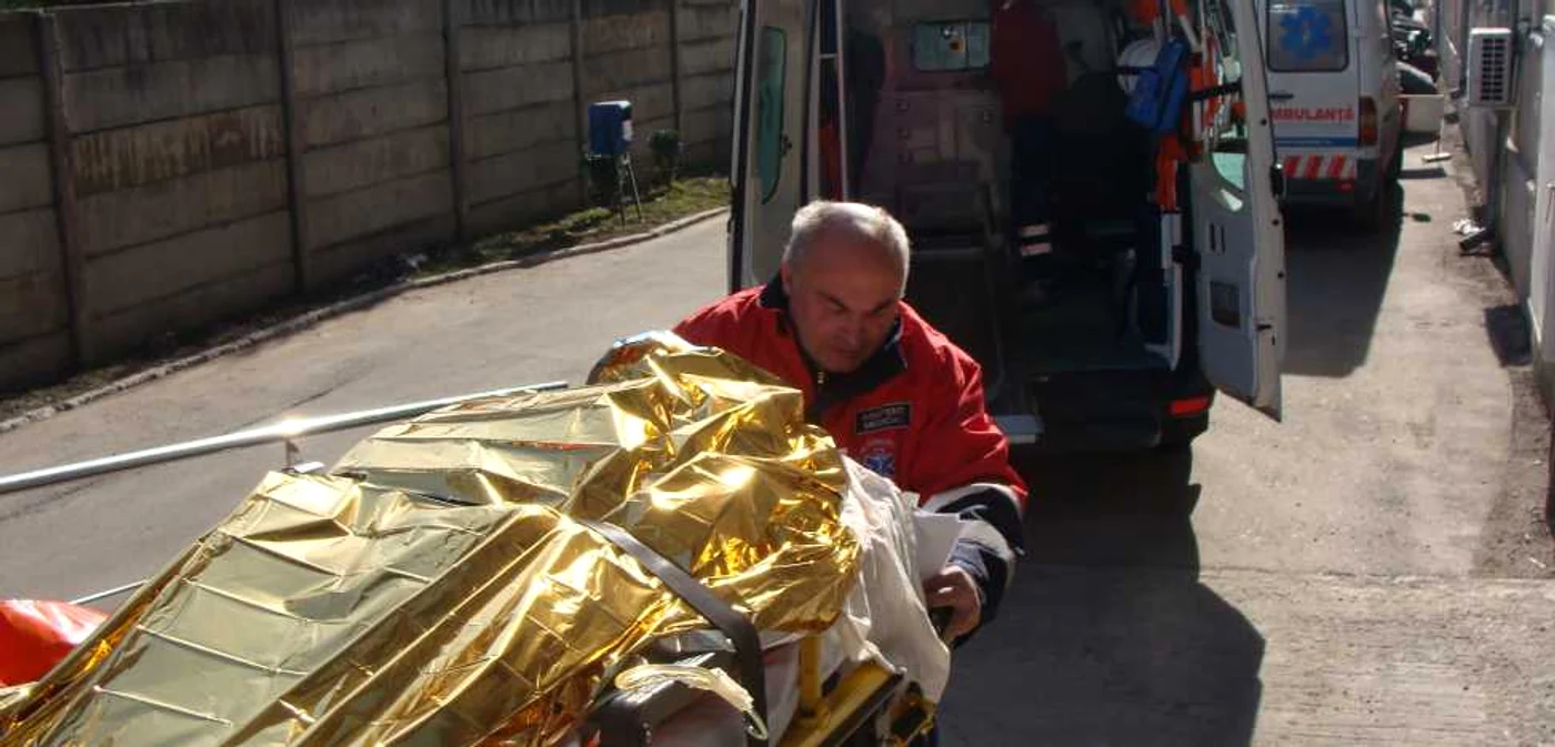 Victima a fost transportată la Spitalul Clinic de Urgenţă Foto: Adevărul/arhiva