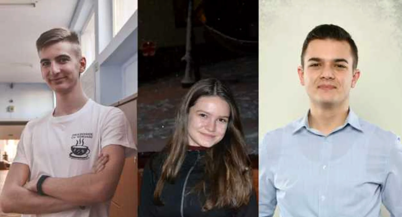 Paul Colţa (stânga), Diana Stancu şi Alex Băraru Foto: arhiva personală
