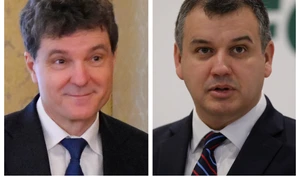 Nicușor Dan, Eugen Tomac. FOTO Mediafax Foto