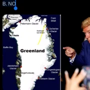Donald Trump Groenlanda, foto X jpg