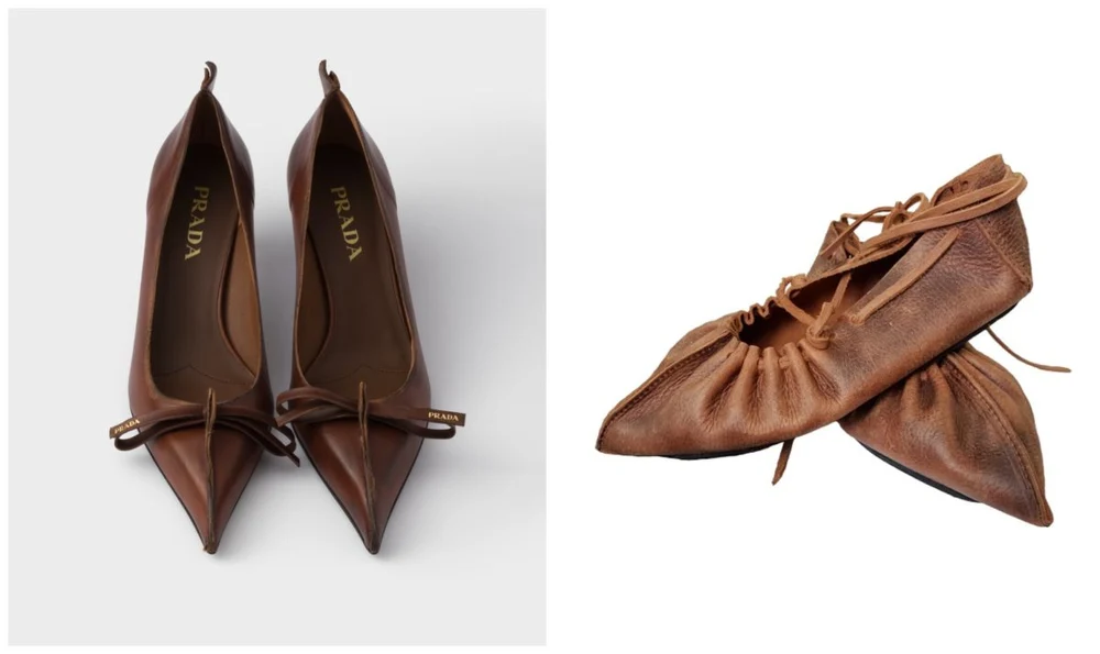 Prada, acuzată că a copiat opinci românești. O pereche se vinde cu peste 1.000 de euro