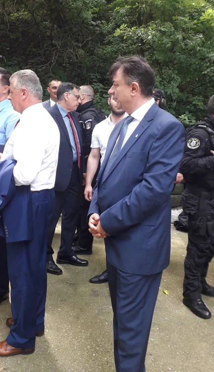 Tiberiu Alexandu Pîrvu a venit în poligon pentru a testa armele Beretta