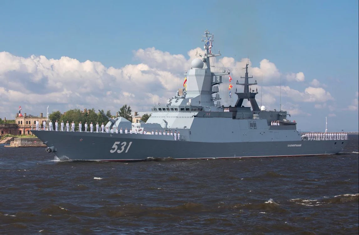  Corveta Soobrazitelnîi, parte a Flotei ruse din Marea Baltică