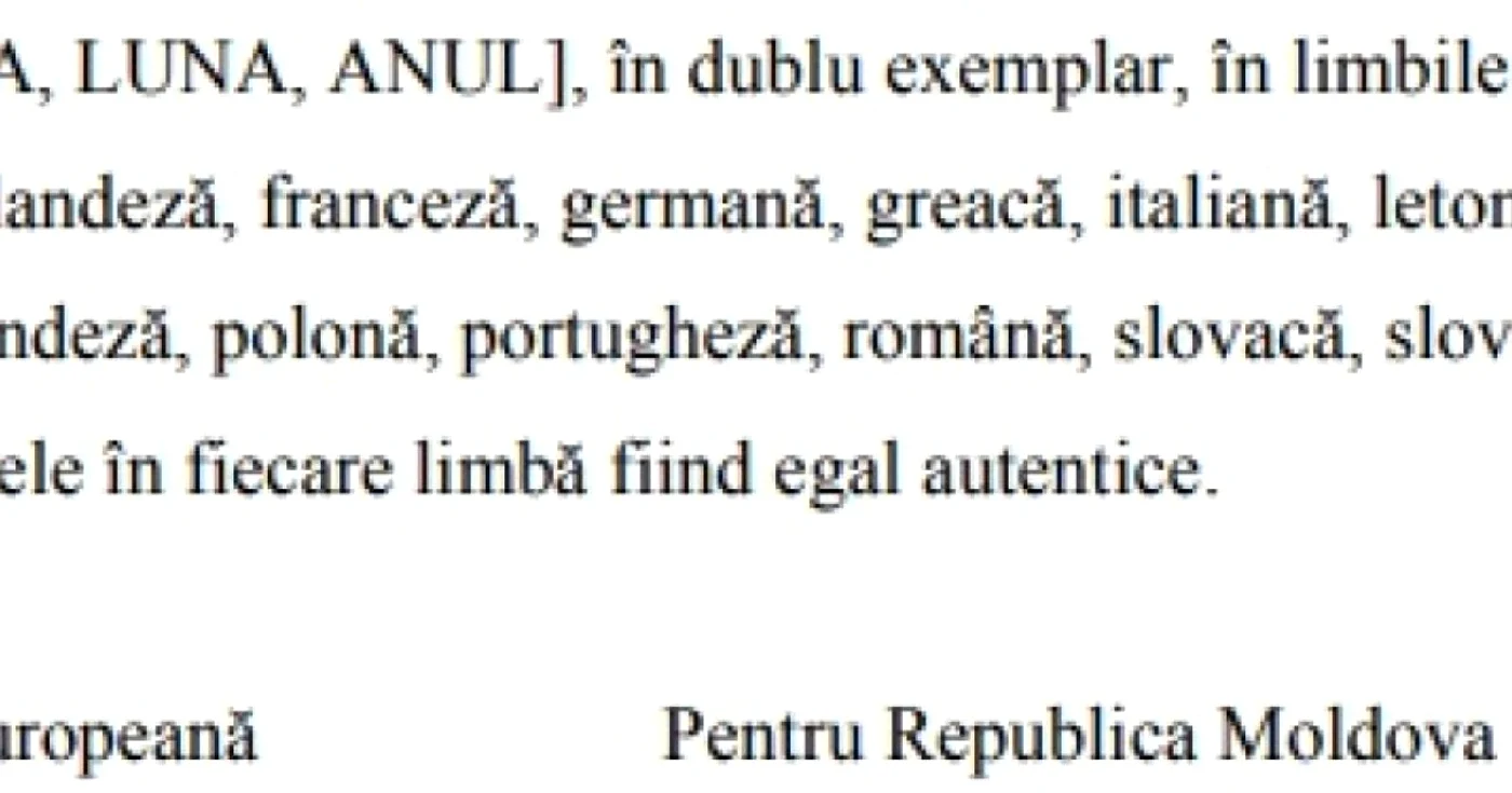 Finalul Acordului între Comunitatea Europeană şi Republica Moldova privind facilitarea eliberării vizelor
