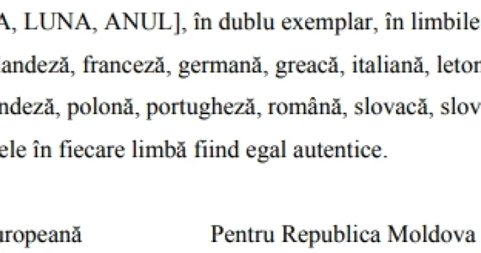 Finalul Acordului între Comunitatea Europeană şi Republica Moldova privind facilitarea eliberării vizelor