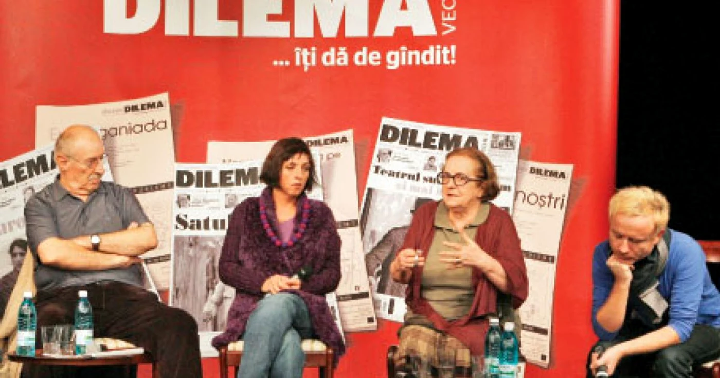 Victor Rebengiuc, Theo Herghelegiu, Sanda Manu şi Radu Afrim au vorbit despre teatrul de ieri şi teatrul de azi la Clubul „Dilema Veche“