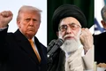 COMBO Ayatollahul Ali Khamenei - Donald Trump și Benjamin Netanyahu FOTO AFP