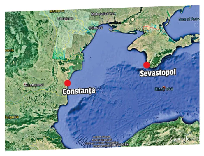 Sevastopol se află la doar 400 km de Constanţa