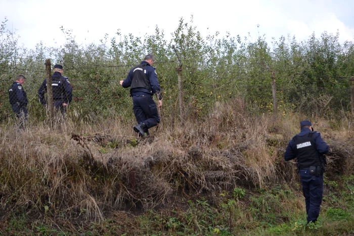 
    Jandarmii au căutat, timp de mai multe ore, arma crimei Foto: "Adevărul"  