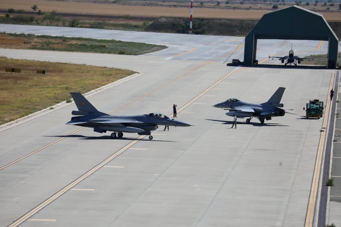 Avioanele F16 vor ajunge la Baza Mihail Kogălniceanu. FOTO MApN