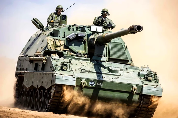Obuzierele PzH 2000 au ajuns și pe frontul din Ucraina FOTO Lithuanian MoD