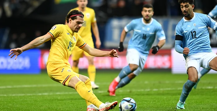 Ianis Hagi a marcat golul victoriei cu Israel. Foto Sportpictures 