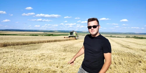Andrei deține o fermă în județul Vaslui FOTO: Facultatea de Agricultură Iași