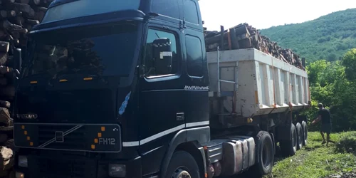 tir lemne furate Galati 1
