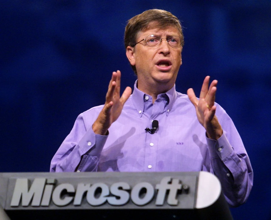 Bill Gates, fondator Microsoft, a lansat Windows XP în 2001. FOTO Reuters