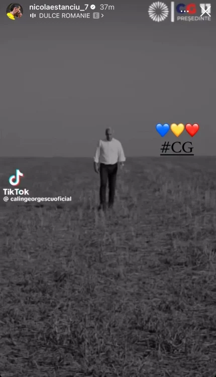 Postarea inițială a lui Stanciu